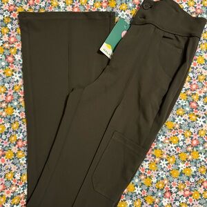 Halara Dark Olive Flared Pants